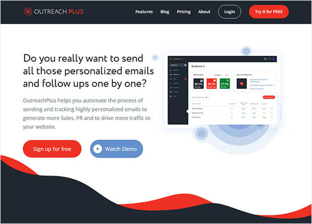 outreach-plus-above-the-fold-design - OptinMonster