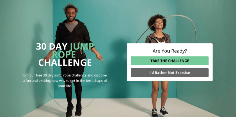 Crossrope drives challenge registrations with OptinMonster Crossrope drives challenge registrations with OptinMonster