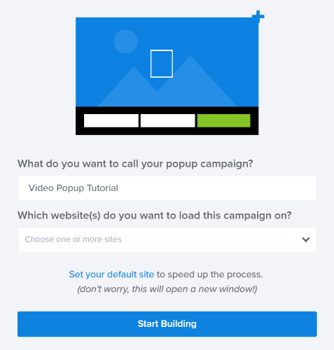 name-theater-campaign - OptinMonster name your campaign and start building