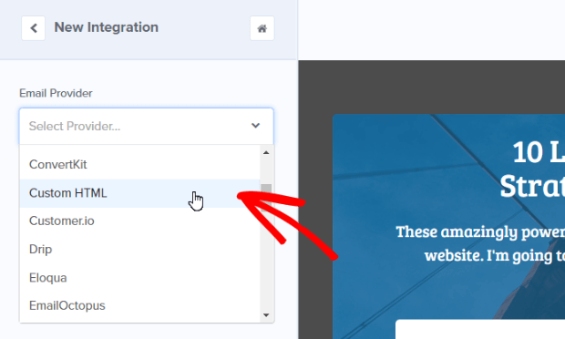 select-custom-html - OptinMonster select custom html