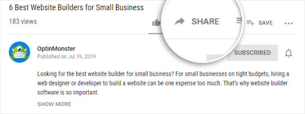 where-to-find-embed-url-youtube - OptinMonster where to find the embed url for a youtube video
