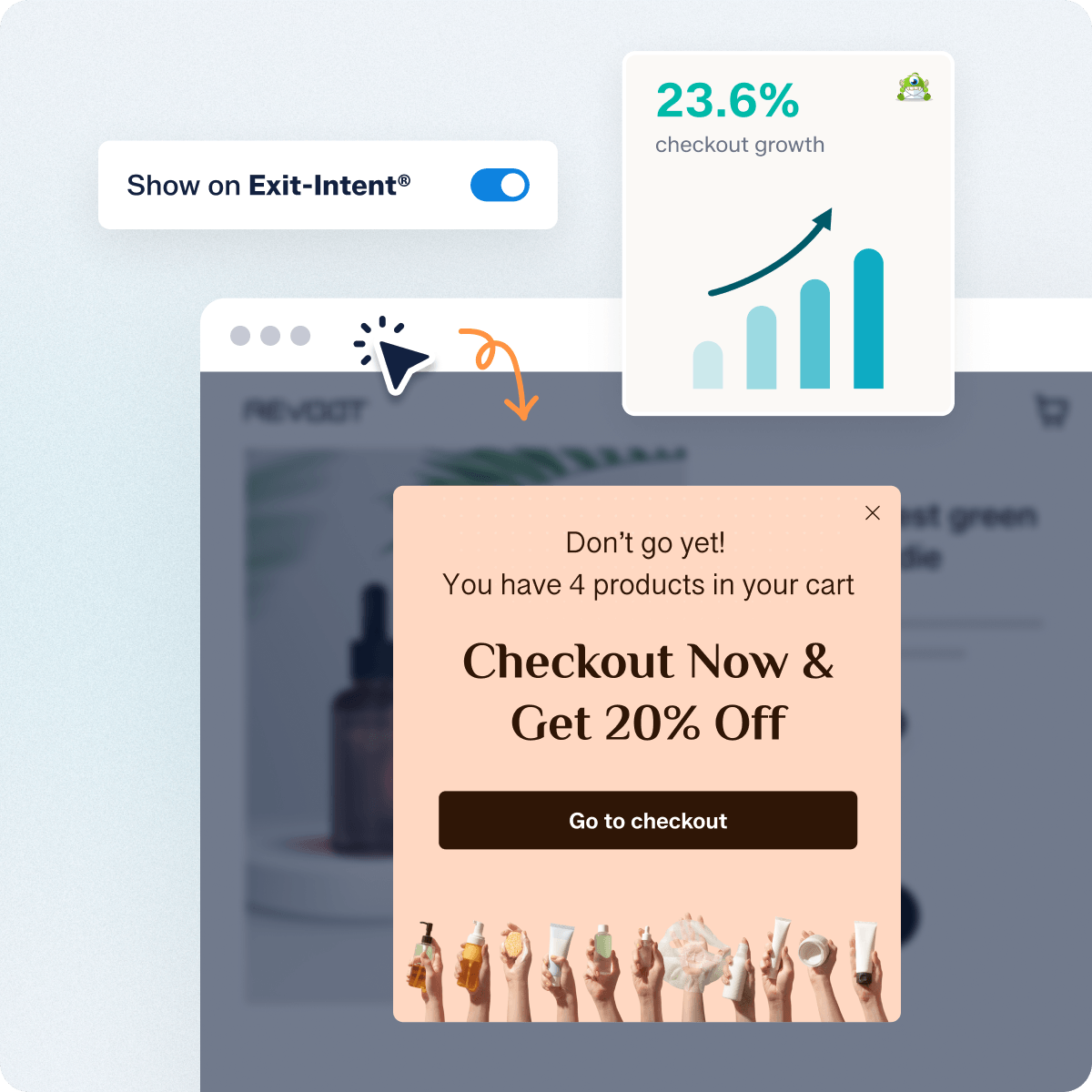 why-benefit-image1 - OptinMonster Exit Intent Popups for WordPress, Shopify, Squarespace, Wix and more help recover abandoning visitors.